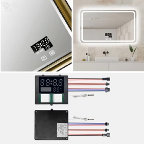 Time-temperature sensor switch with defogger